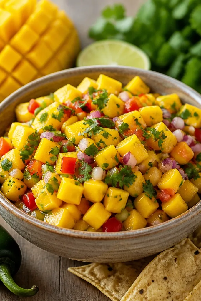 Authentic Mexican Mango Salsa Recipe With Street-Style Flavor