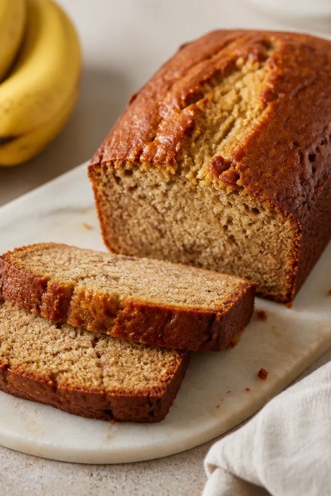 Beginner 3-Ingredient Banana Bread