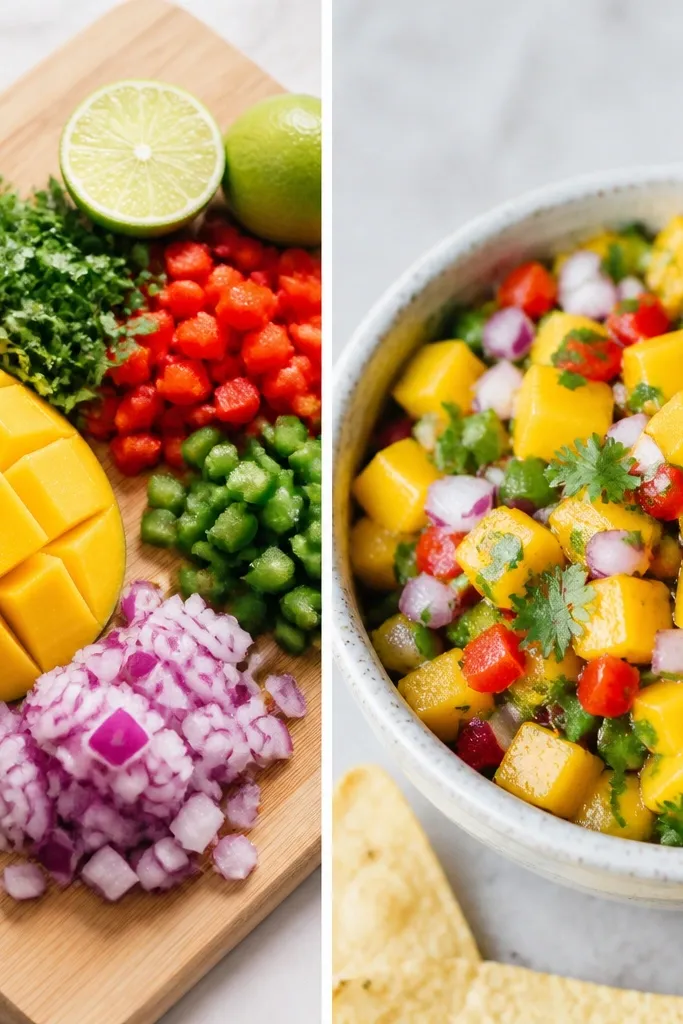 Best Mango Salsa Recipe Before and After Transformation