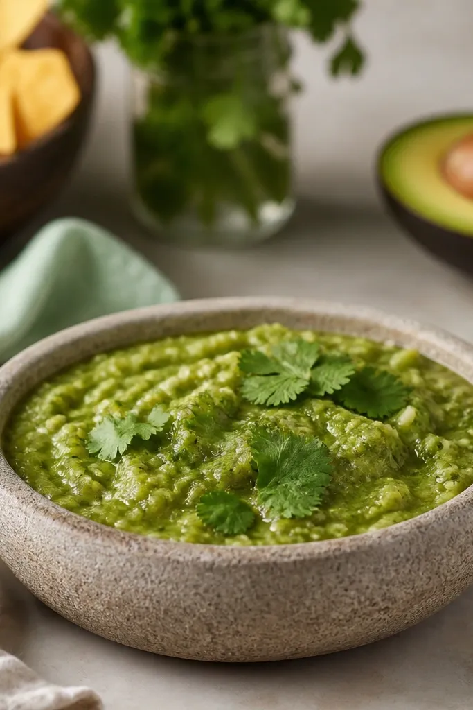 Budget Avocado Salsa Verde