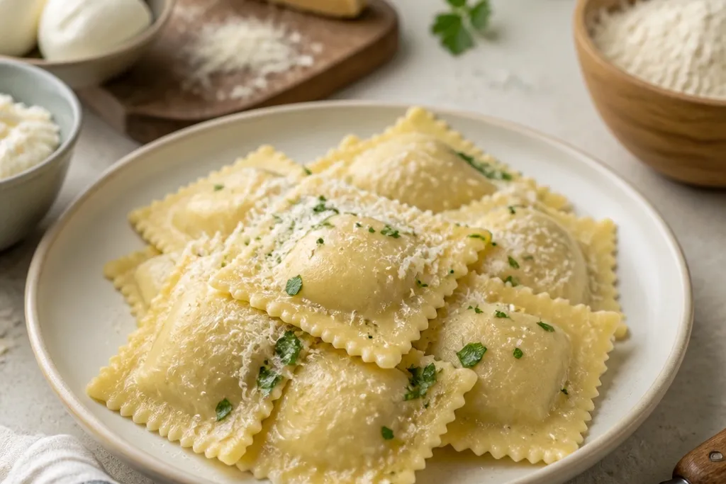 Budget Four Cheese Ravioli From Scratch