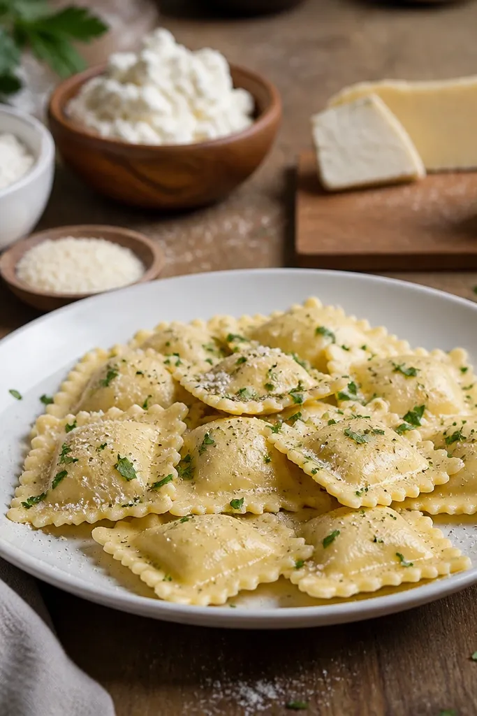 Budget Four Cheese Ravioli From Scratch