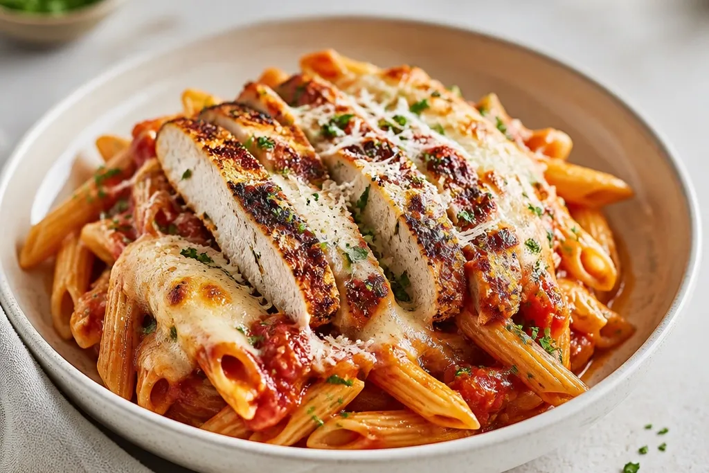 Modern Chicken Parmesan Pasta