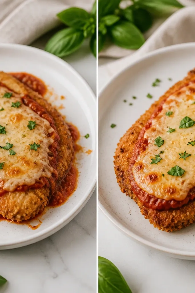 Baked vs Air Fryer Chicken Parmesan Comparison