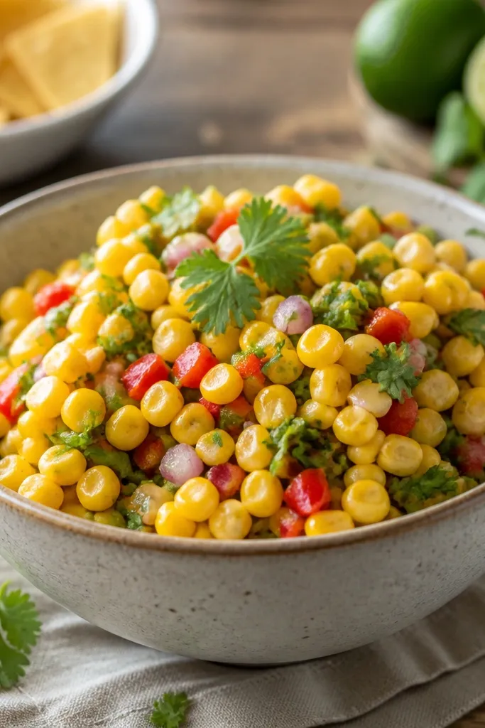 Cozy Fresh Corn Salsa Style