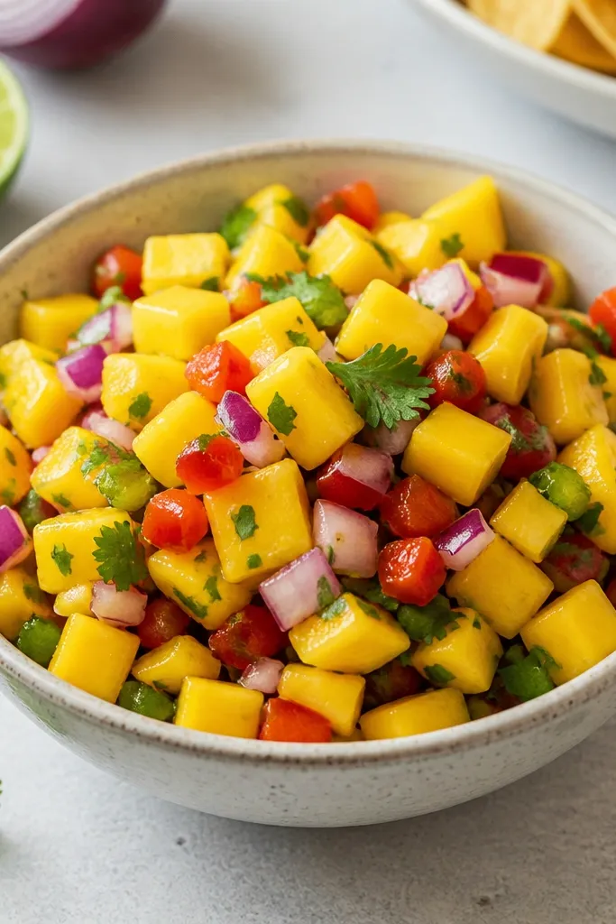 Fresh Mango Salsa Recipe With Bright Flavors
