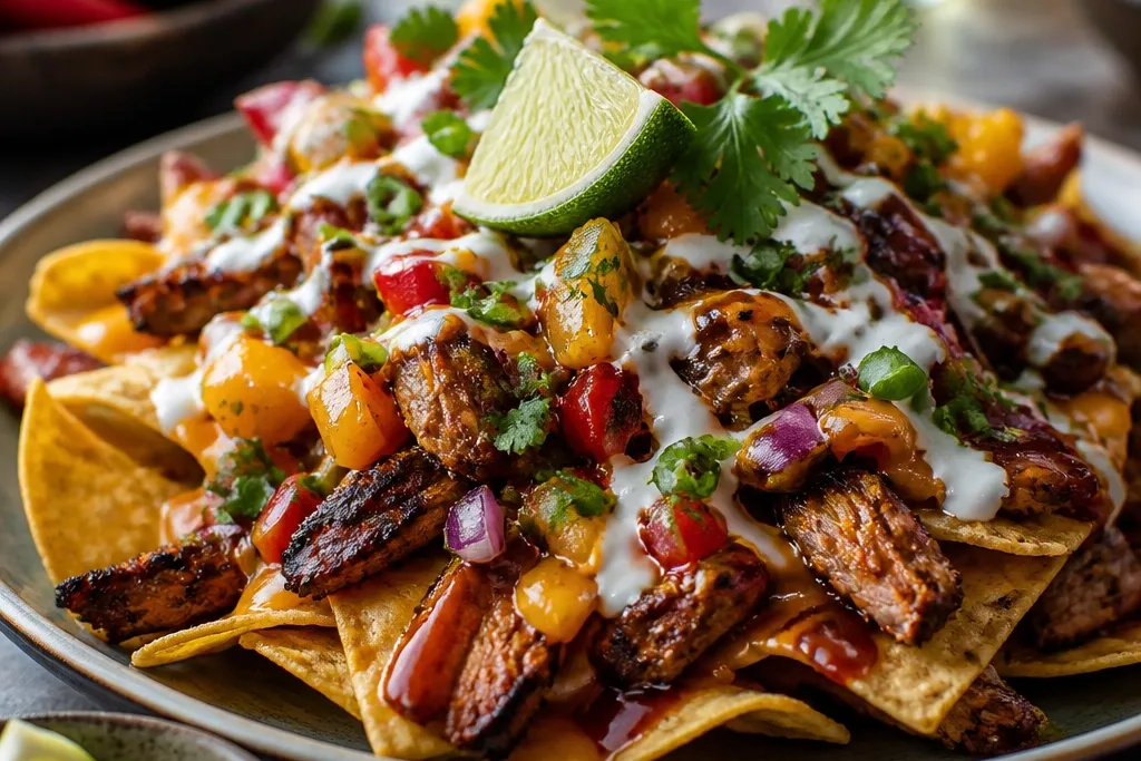 Jerk Chicken Nachos Bold Caribbean