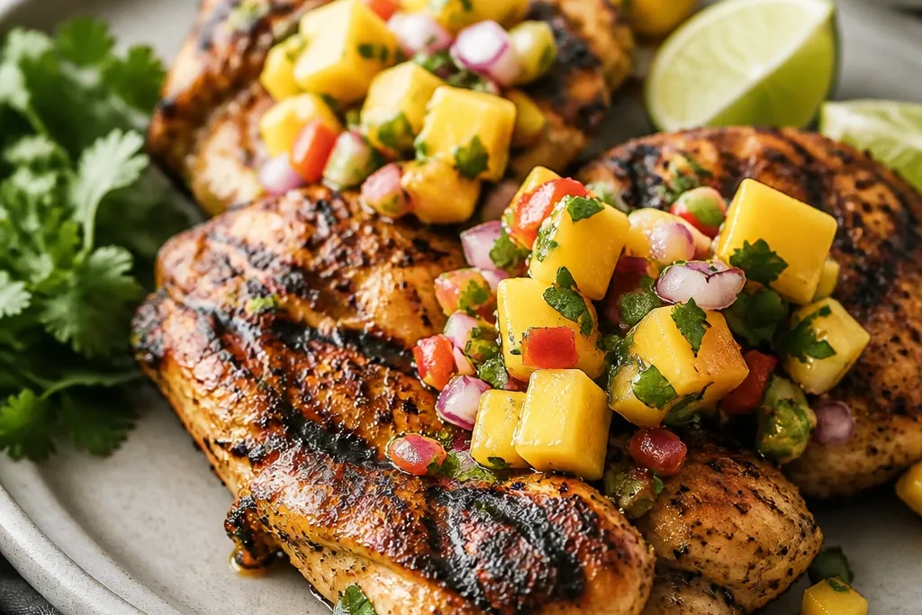 Juicy Chicken With Fresh Mango Salsa for Weeknights