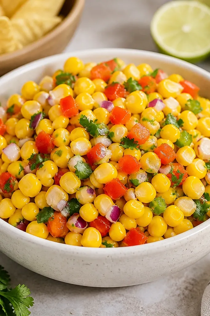 Low Maintenance Fresh Corn Salsa
