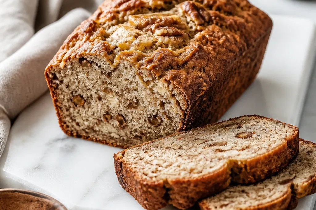 Luxe High End Banana Nut Bread with Bisquick