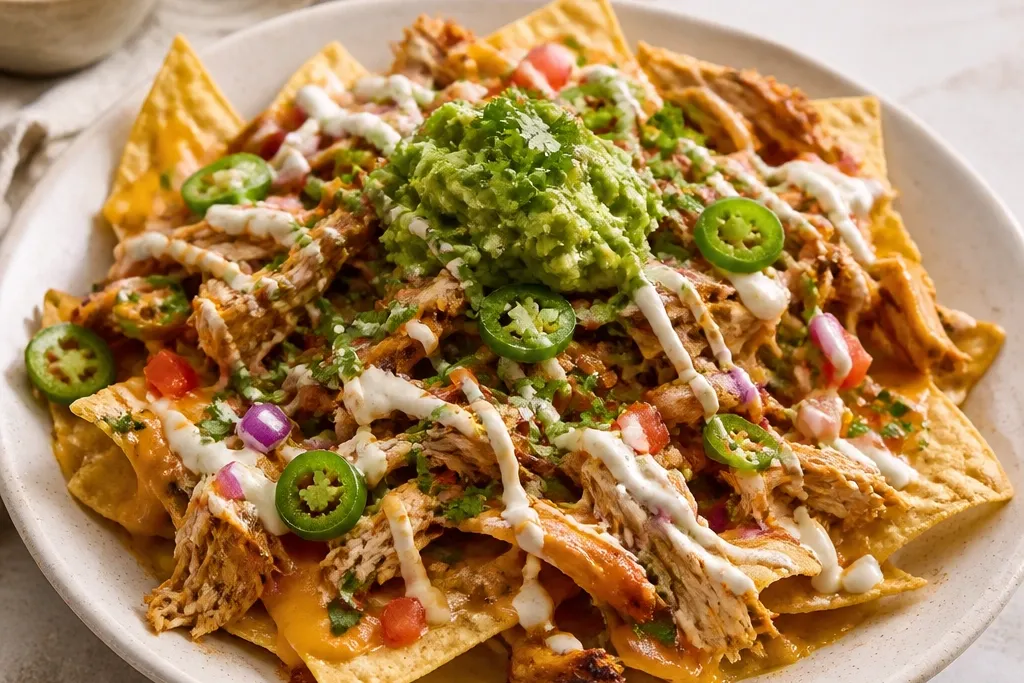 Luxe High End Chicken Nachos