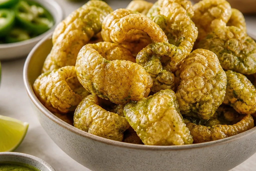 Luxe High End Salsa Verde Chicharrones