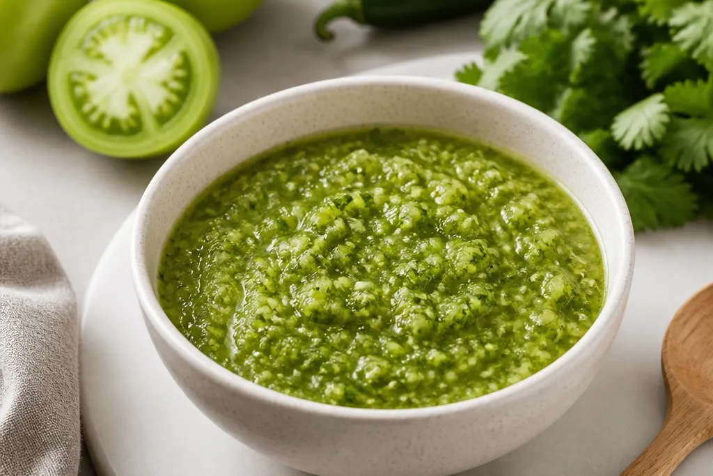 Modern Salsa Verde Recipe With Green Tomatoes