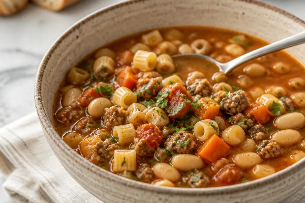 Pasta Fagioli With Sausage: A Heartier Twist on the Classic