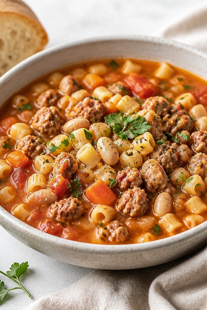 Pasta Fagioli With Sausage: A Heartier Twist on the Classic