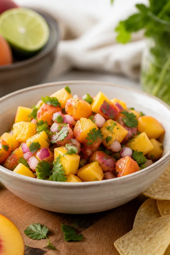 Peach Mango Salsa Recipe for Cozy Summer Nights