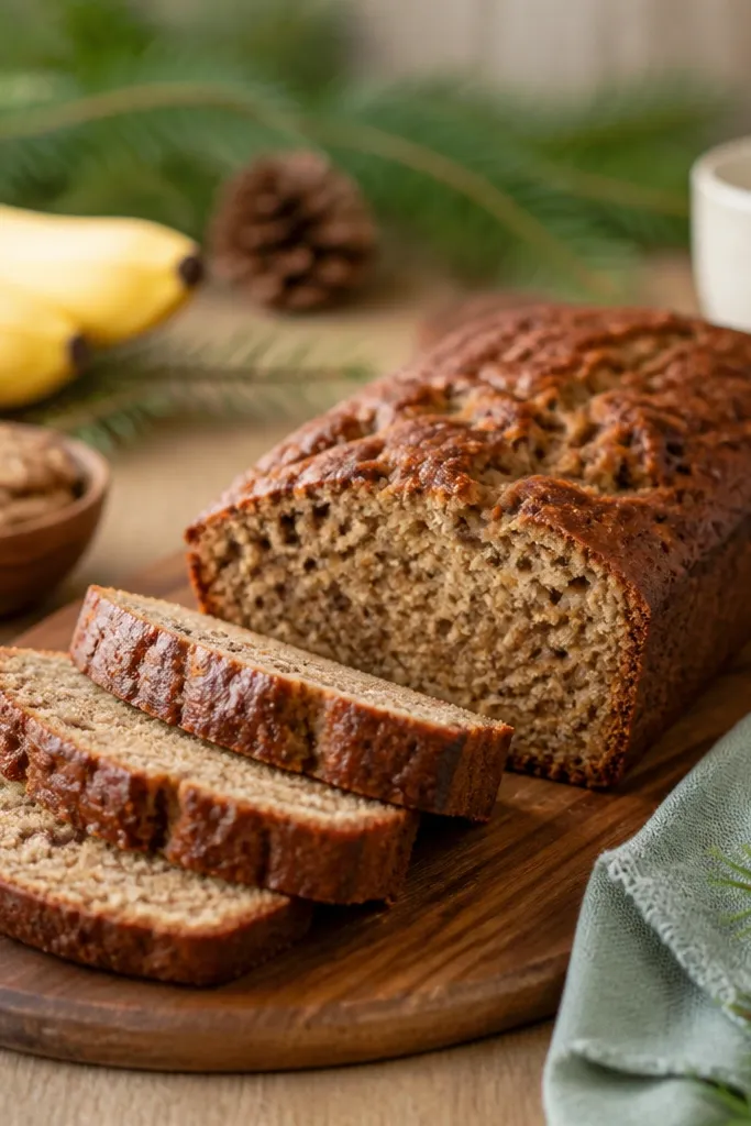 Seasonal Evergreen Banana Bread Recipe No Eggs