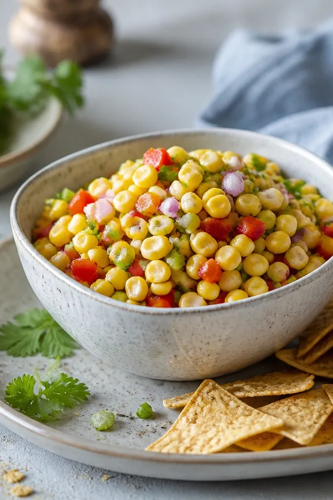 Seasonal Evergreen Canned Corn Salsa