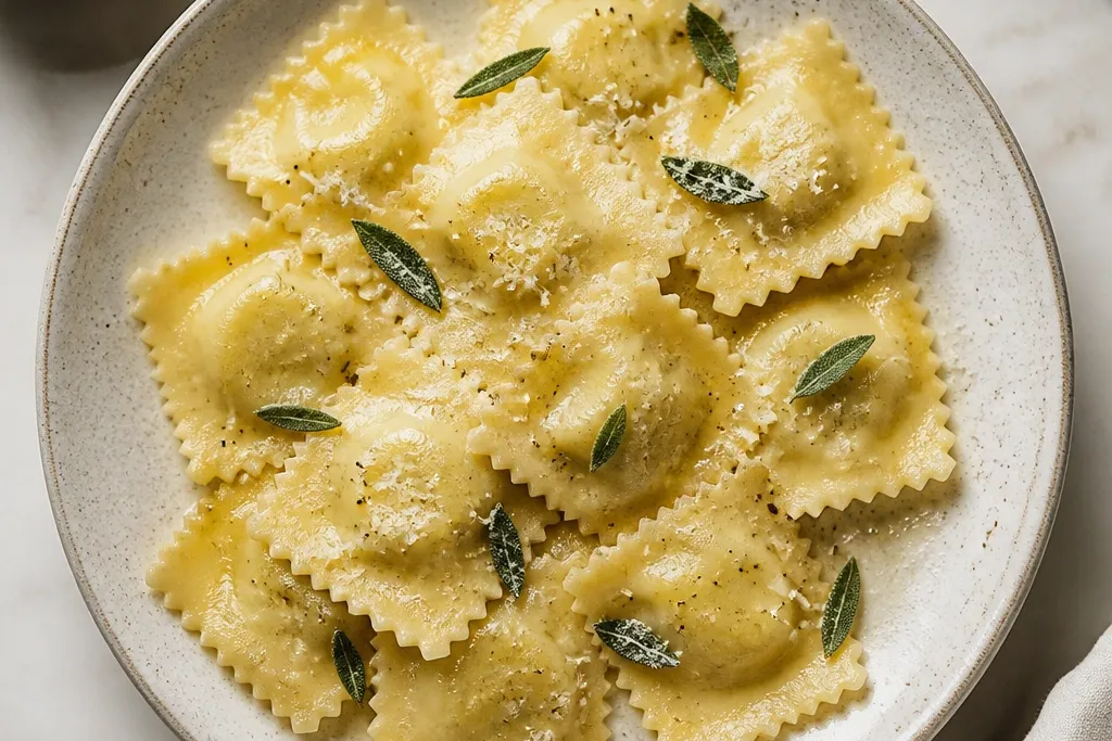 Small Space Homemade Cheese Ravioli