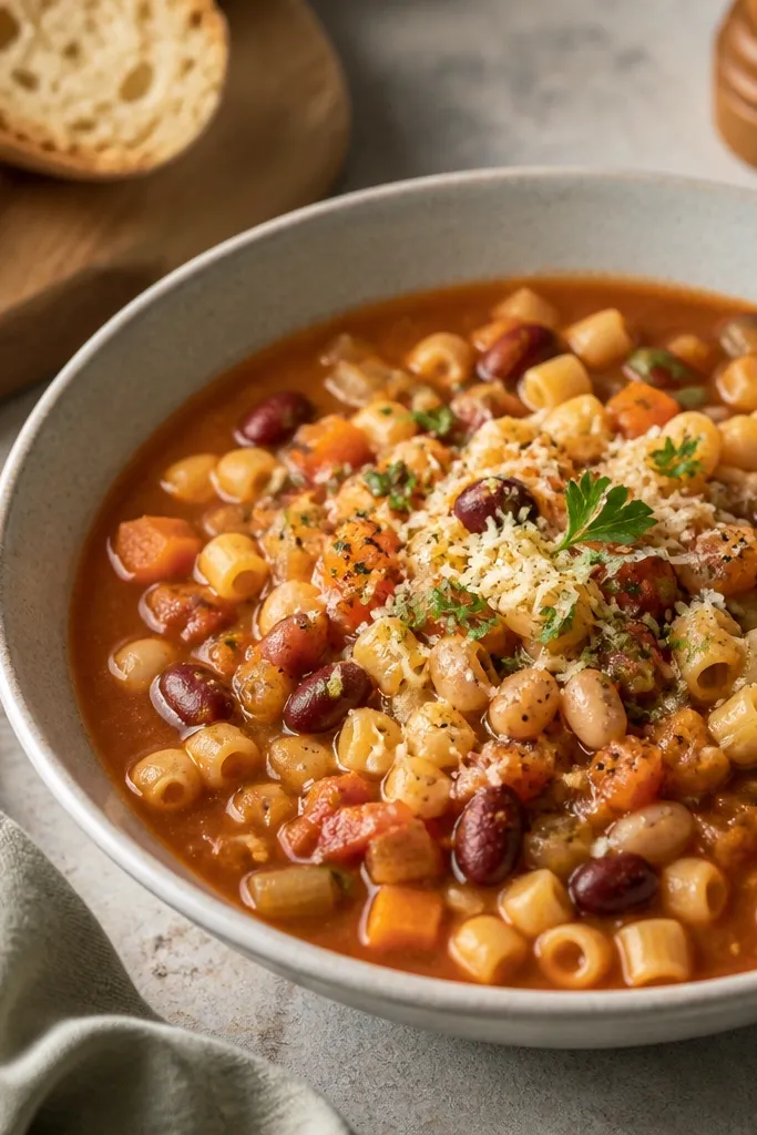Vegetarian Pasta Fagioli So Hearty You Will Not Miss the Meat